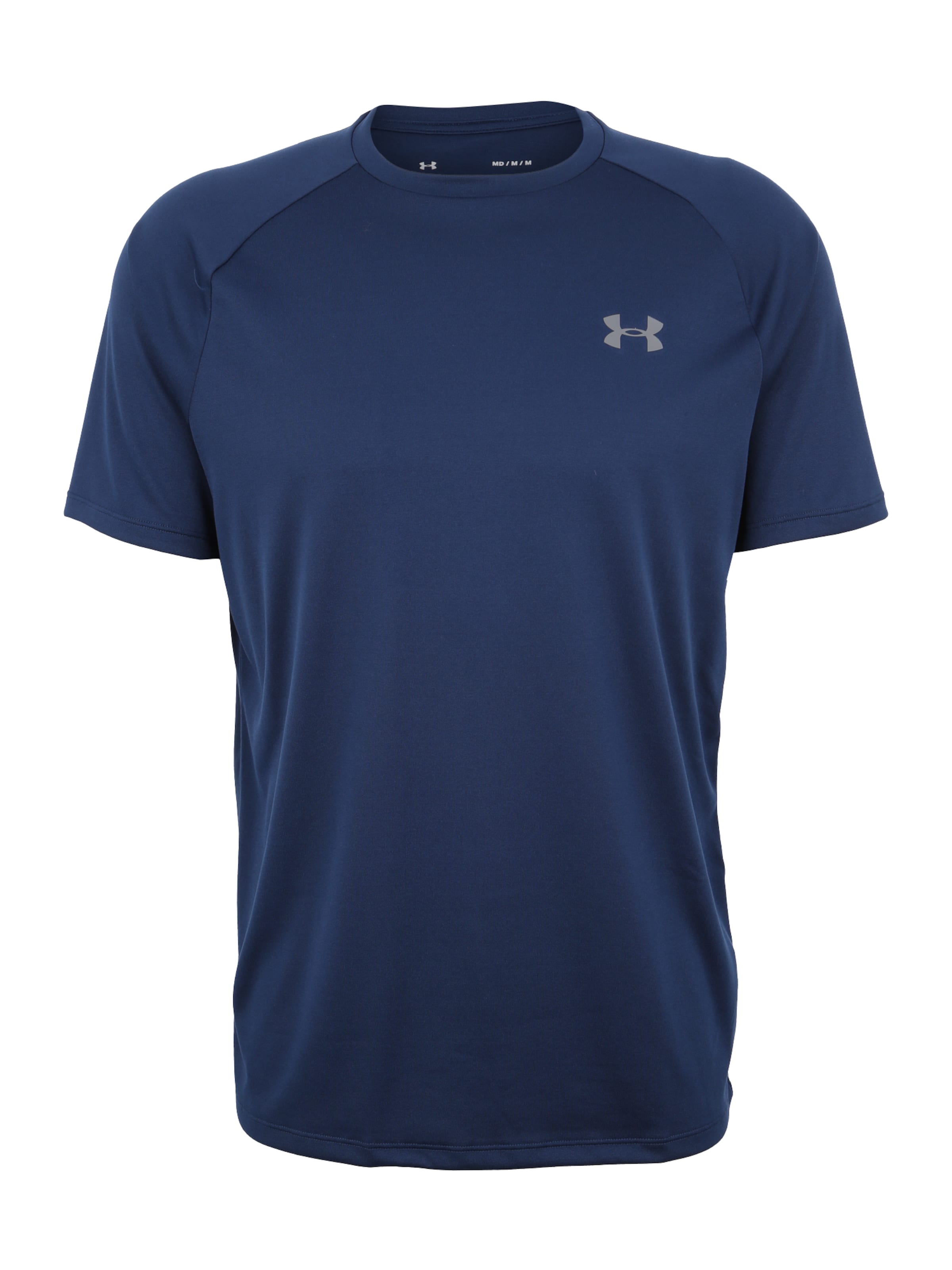 UNDER ARMOUR Regular Fit Funktionsshirt 'Tech 2.0' in Blau: Vorderseite
