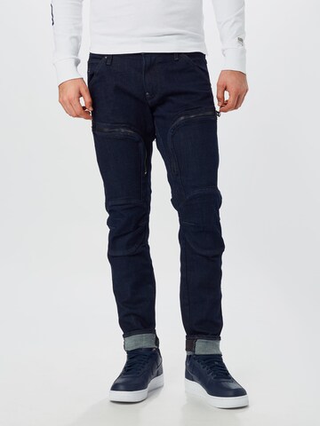 Skinny Jeans 'Air Defence' de la G-Star RAW pe albastru: față