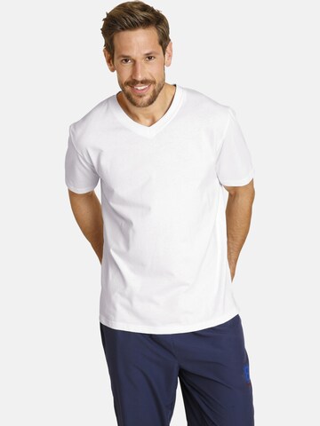 T-Shirt 'Osmo' Jan Vanderstorm en blanc