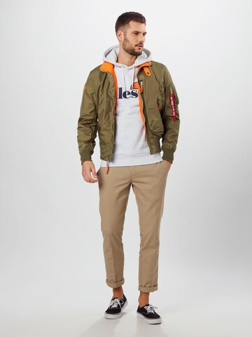 ALPHA INDUSTRIES Regularny krój Kurtka przejściowa 'Wing' w kolorze zielony