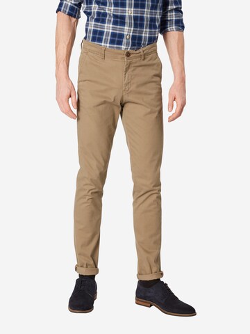 JACK & JONES Slimfit Chino 'Marco Bowie' in Bruin: voorkant