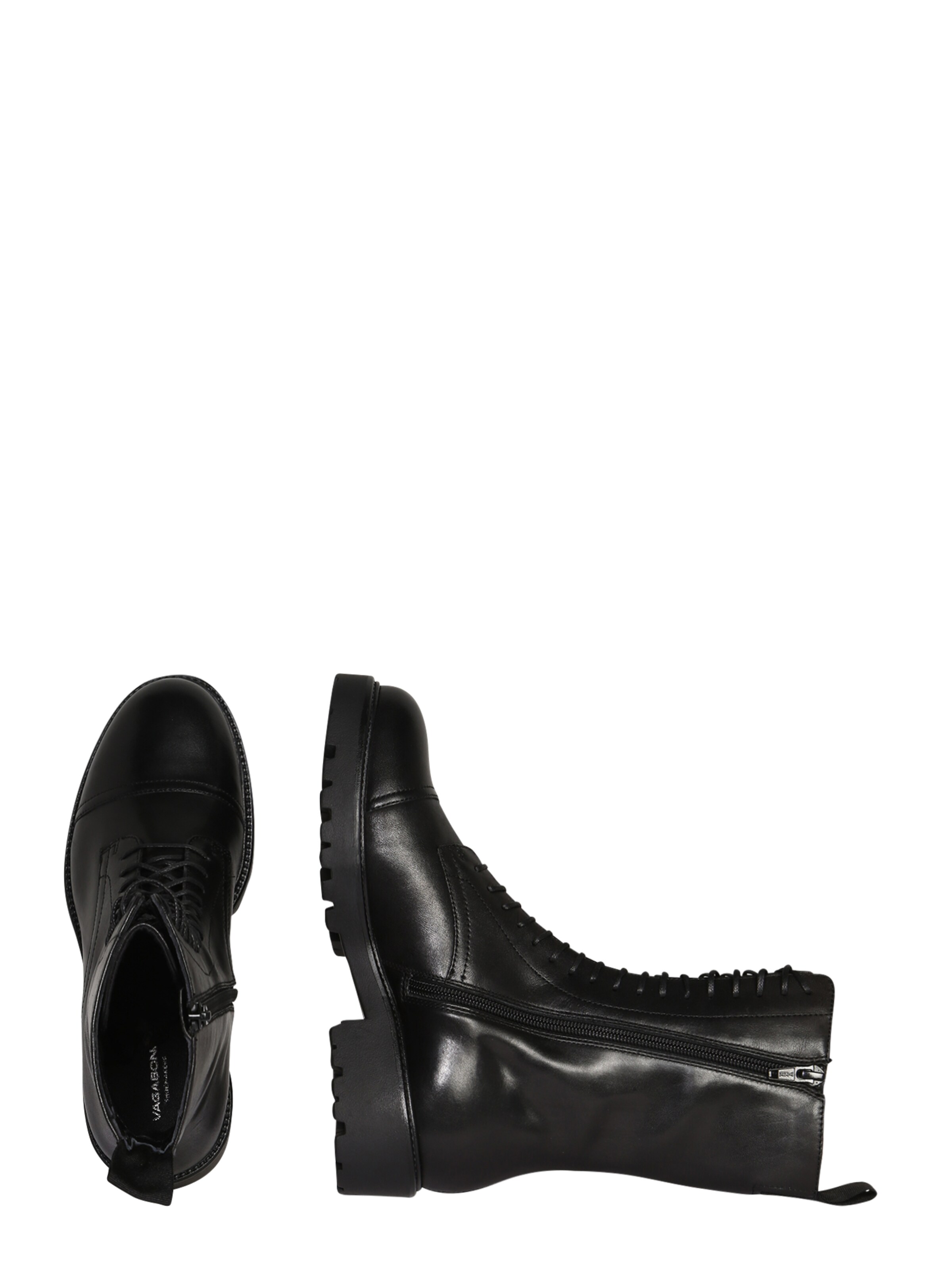 VAGABOND SHOEMAKERS Stövlett med snörning 'Kenova' i svart