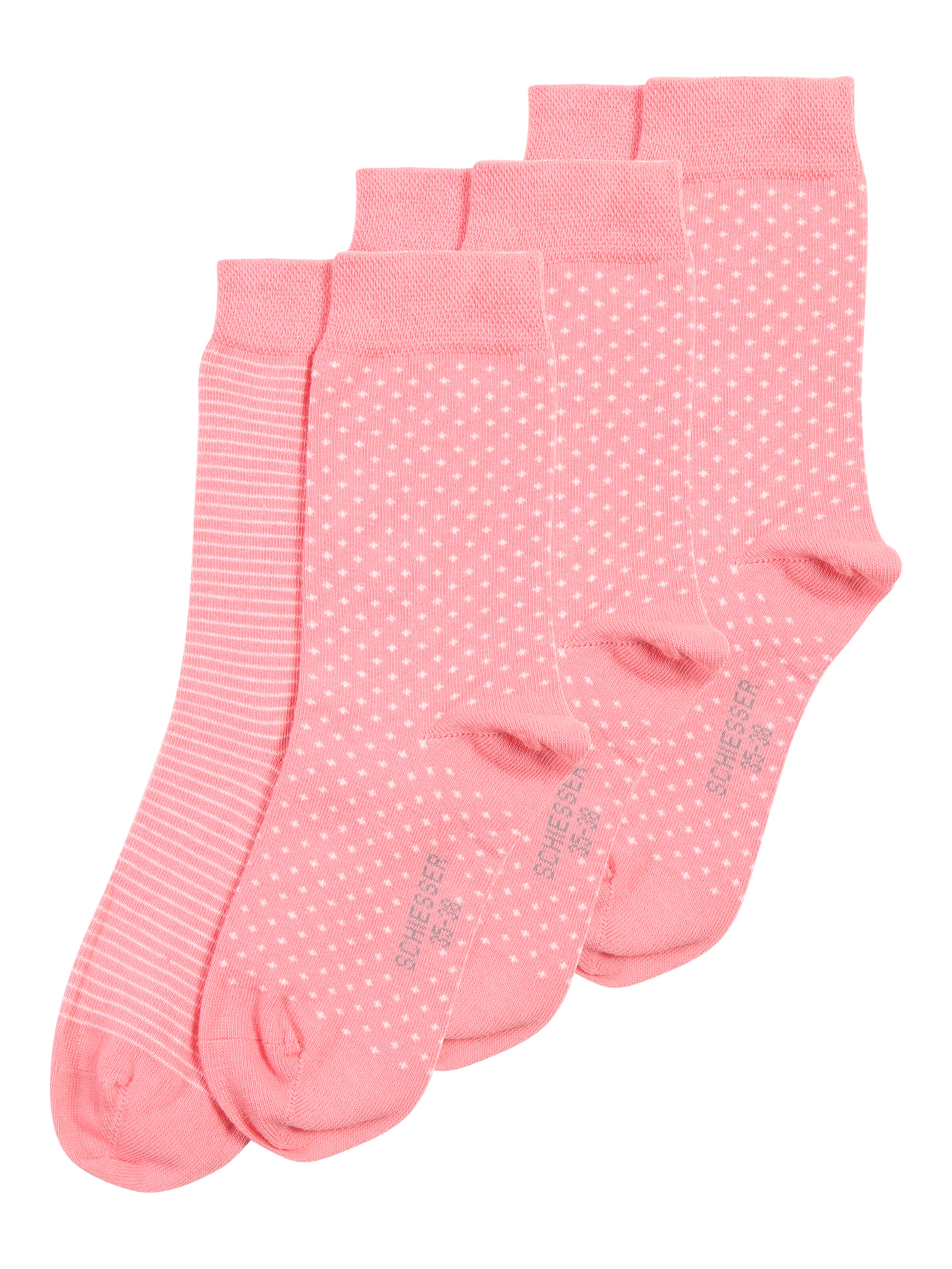 SCHIESSER - Sokken in de kleur Koraal