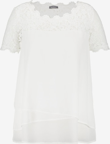SAMOON Bluse in White: front