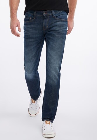 MUSTANG Slimfit Jeans 'Oregon' in Blauw: voorkant