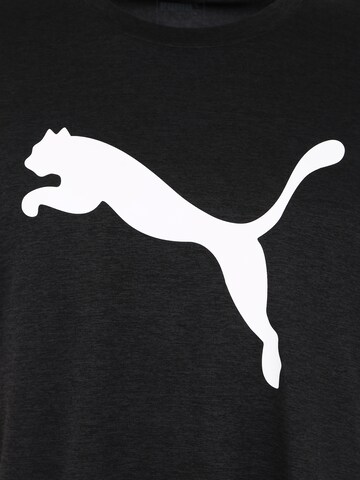 PUMA Functioneel shirt 'Heather Cat' in Zwart