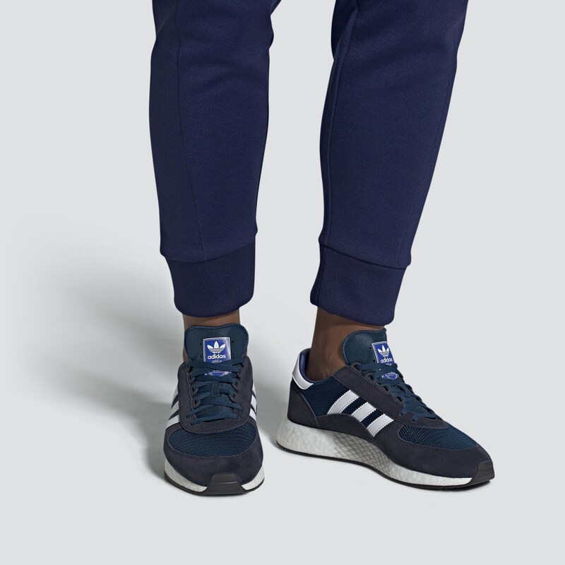 ADIDAS ORIGINALS Schuhe 'Marathon Tech' in blau / navy / weiß ADIDAS ORIGINALS Schuhe 'Marathon Tech' in blau / navy / weiß