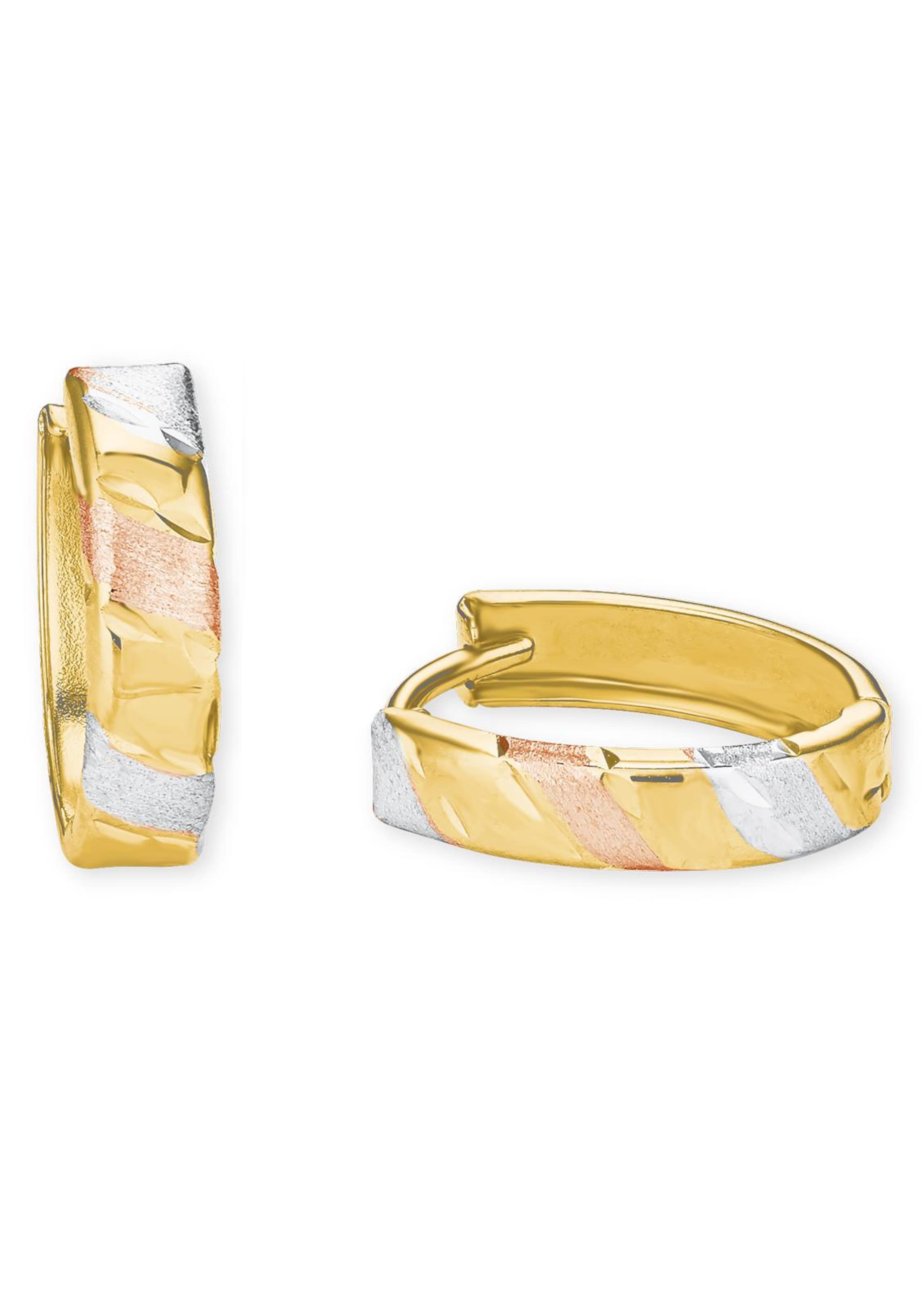 AMOR Earrings in Gold: front