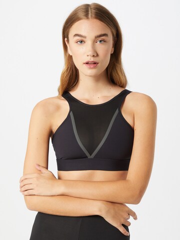 ADIDAS PERFORMANCE Bustier Biustonosz sportowy 'Karlie Kloss' w kolorze czarny: przód