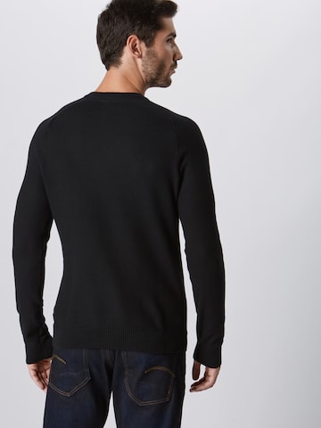 ESPRIT Pullover 'Honeycomb' i sort: tilbage