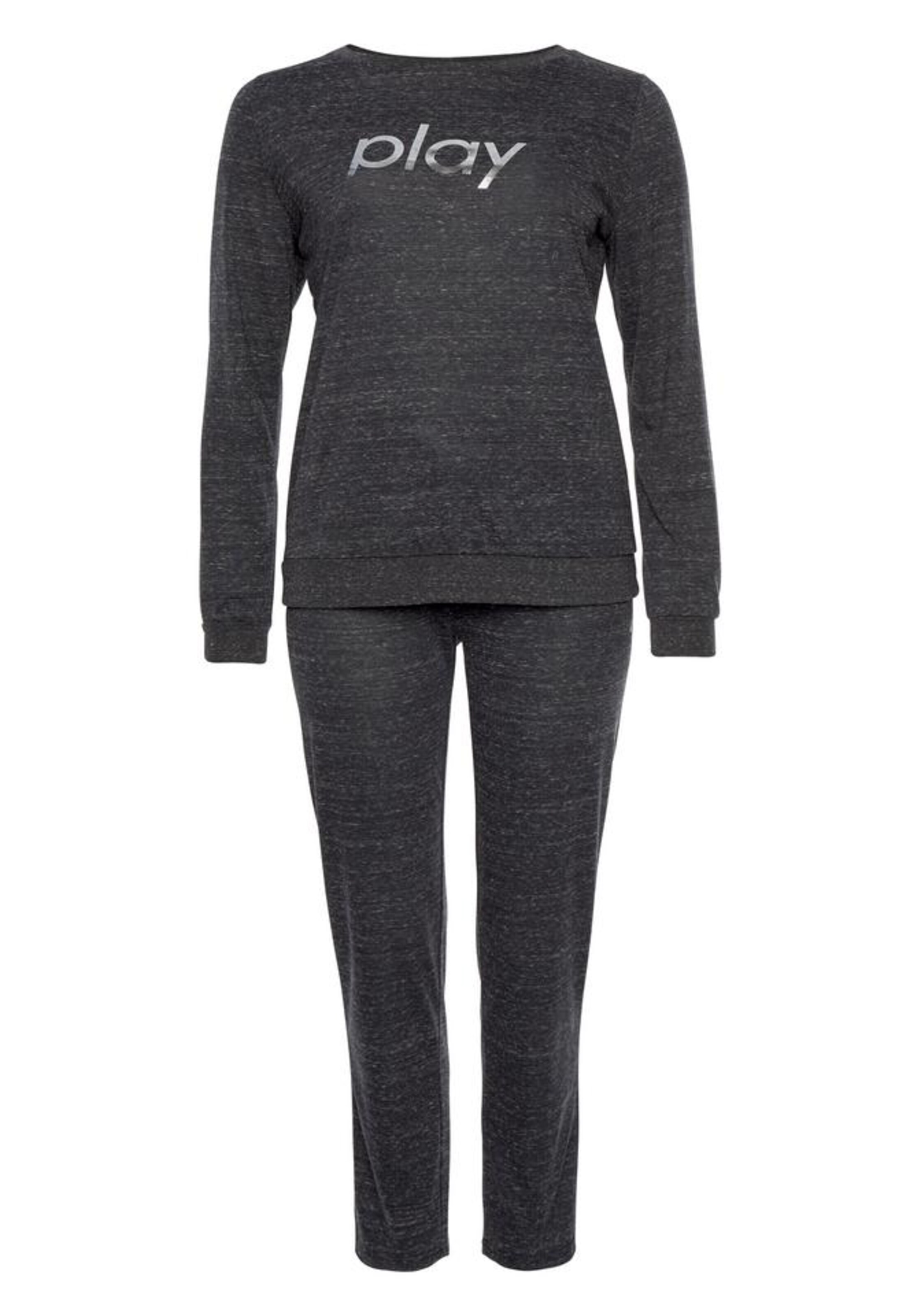 ONLY PLAY - Jogginganzug 'Hana' in graumeliert