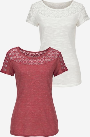 VIVANCE Shirt in Rood: voorkant