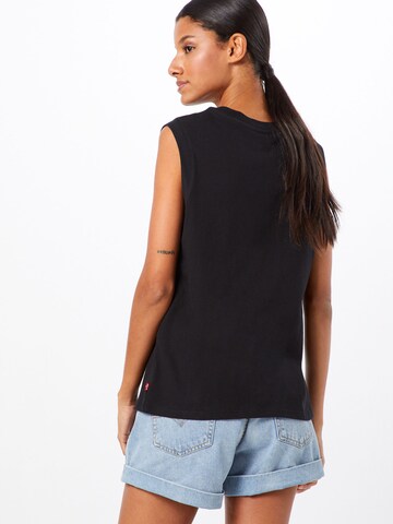 LEVI'S ® Topp 'On Tour Tank Top' i svart: baksida