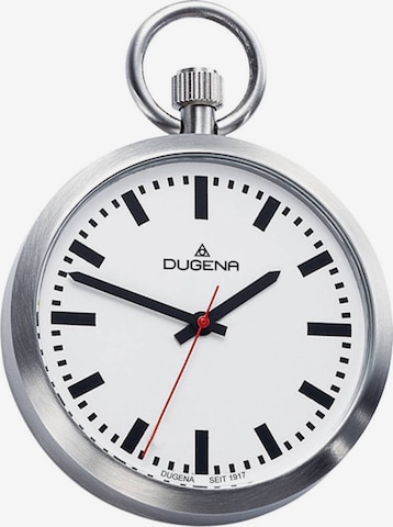 DUGENA Analog Watch in Silver: front