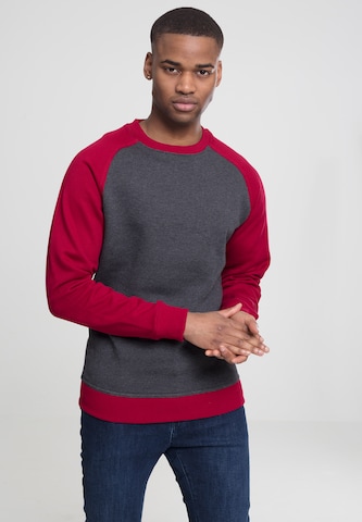 Urban ClassicsSweater majica - siva boja: prednji dio