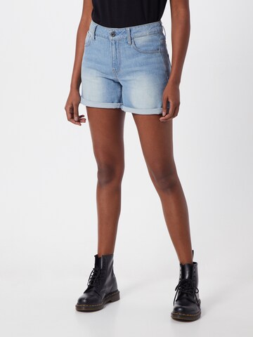 G-Star RAW Regular Shorts '3301 Boyfriend' in Blau: predná strana