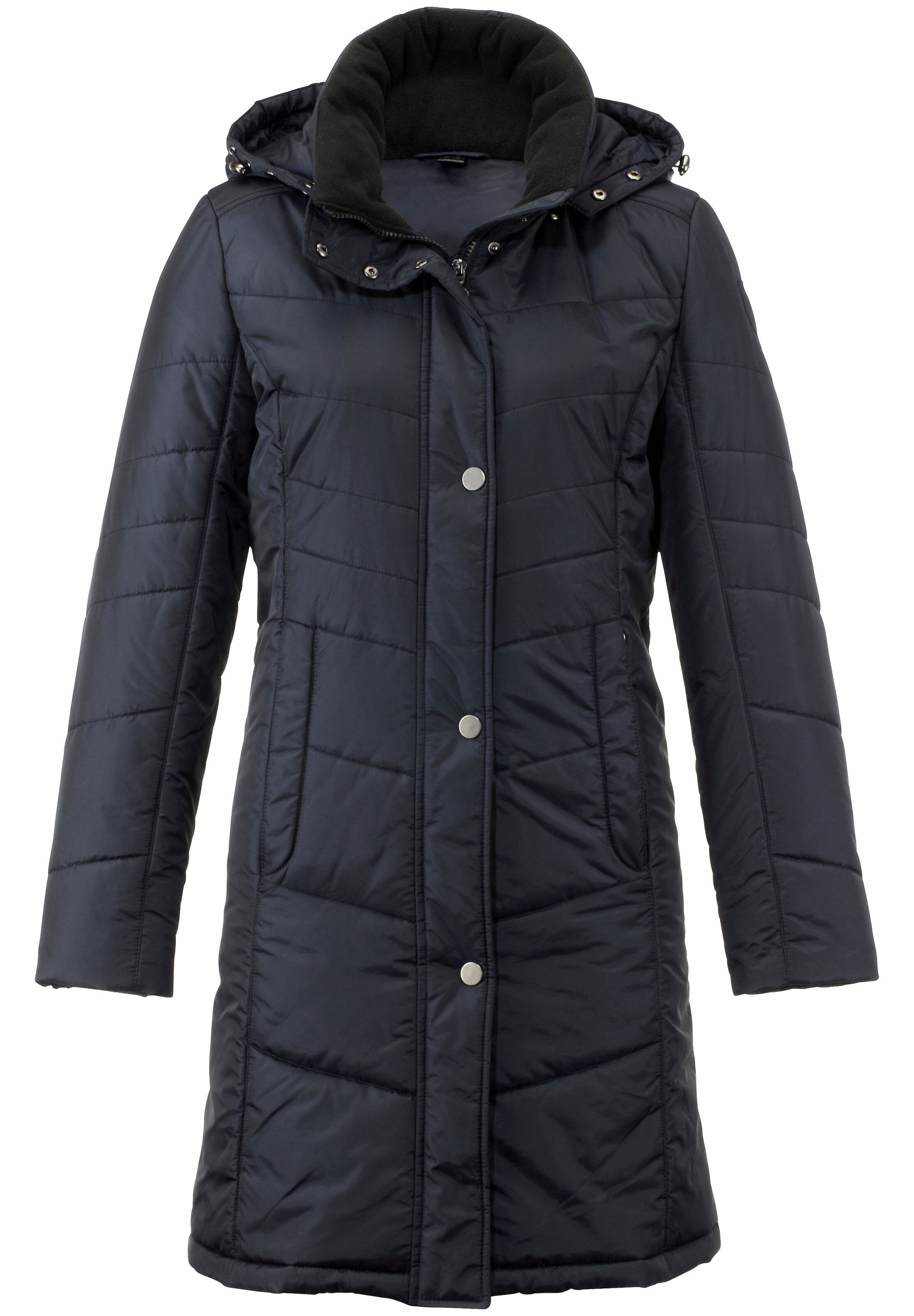 Peter Hahn - Wintermantel in de kleur Marine