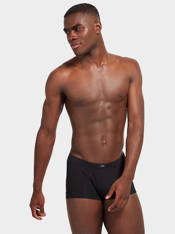 TOM TAILOR Boxer shorts in Black: front