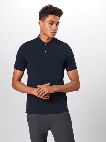 OLYMP Slim Fit Poloshirt 'Level 5' in Blau