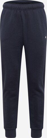 Effilé Pantalon Champion Authentic Athletic Apparel en bleu : devant