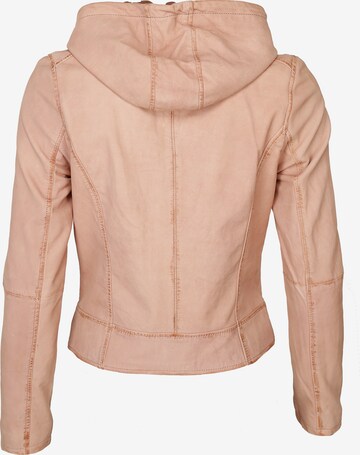 Maze Lederjacke 'Donie' in Pink