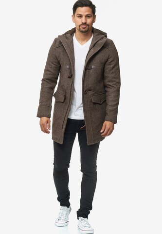 Manteau d’hiver INDICODE JEANS en marron