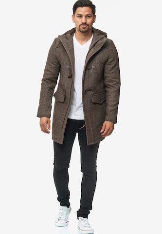 INDICODE JEANS Winter Coat in Brown