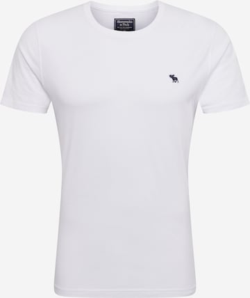 T-Shirt 'GLBL CREW MULTIPACK' Abercrombie & Fitch en blanc : devant