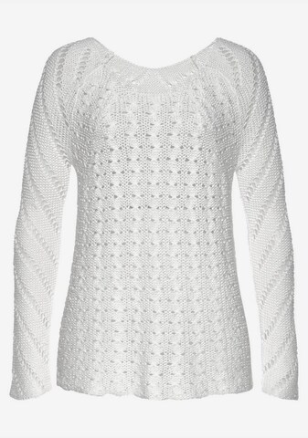 LASCANA Pullover in Weiß: predná strana