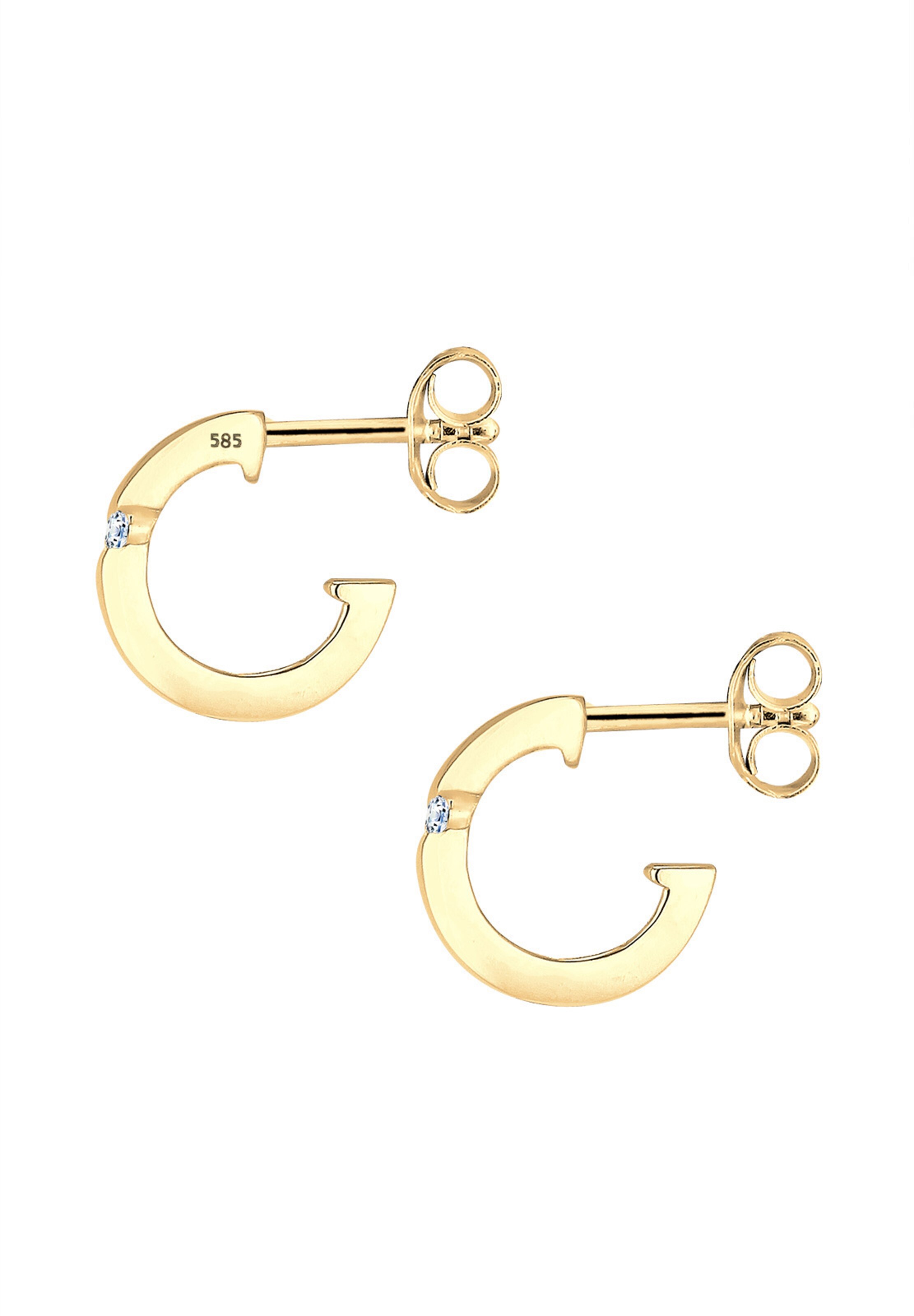 Elli DIAMONDS Oorbellen in Goud