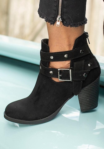 LASCANA Ankle boots σε μαύρο