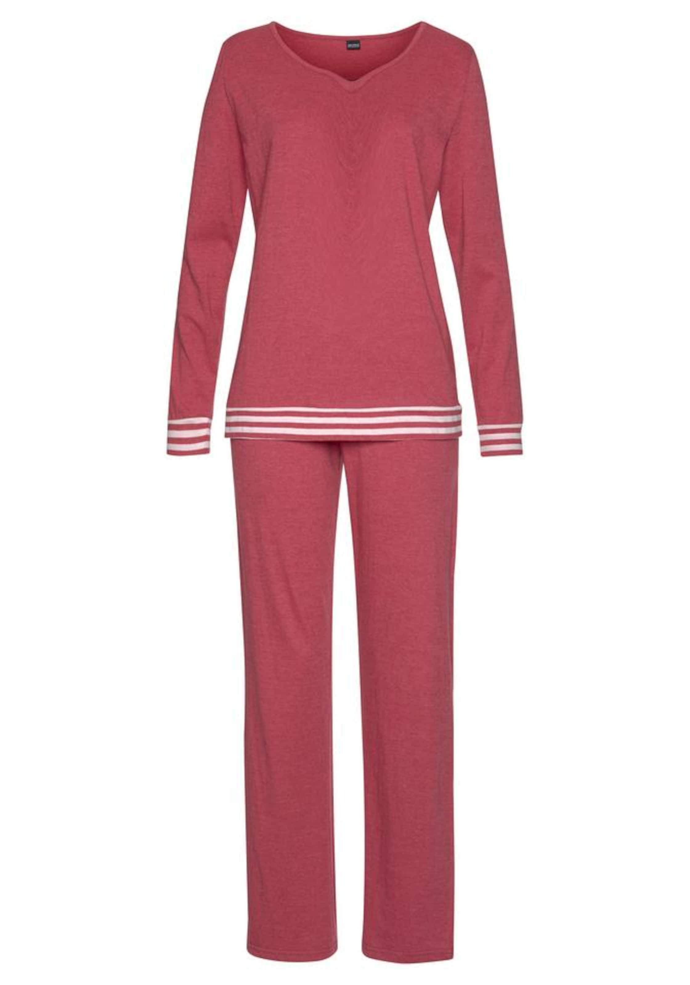 Pijama de la ARIZONA pe roșu: față