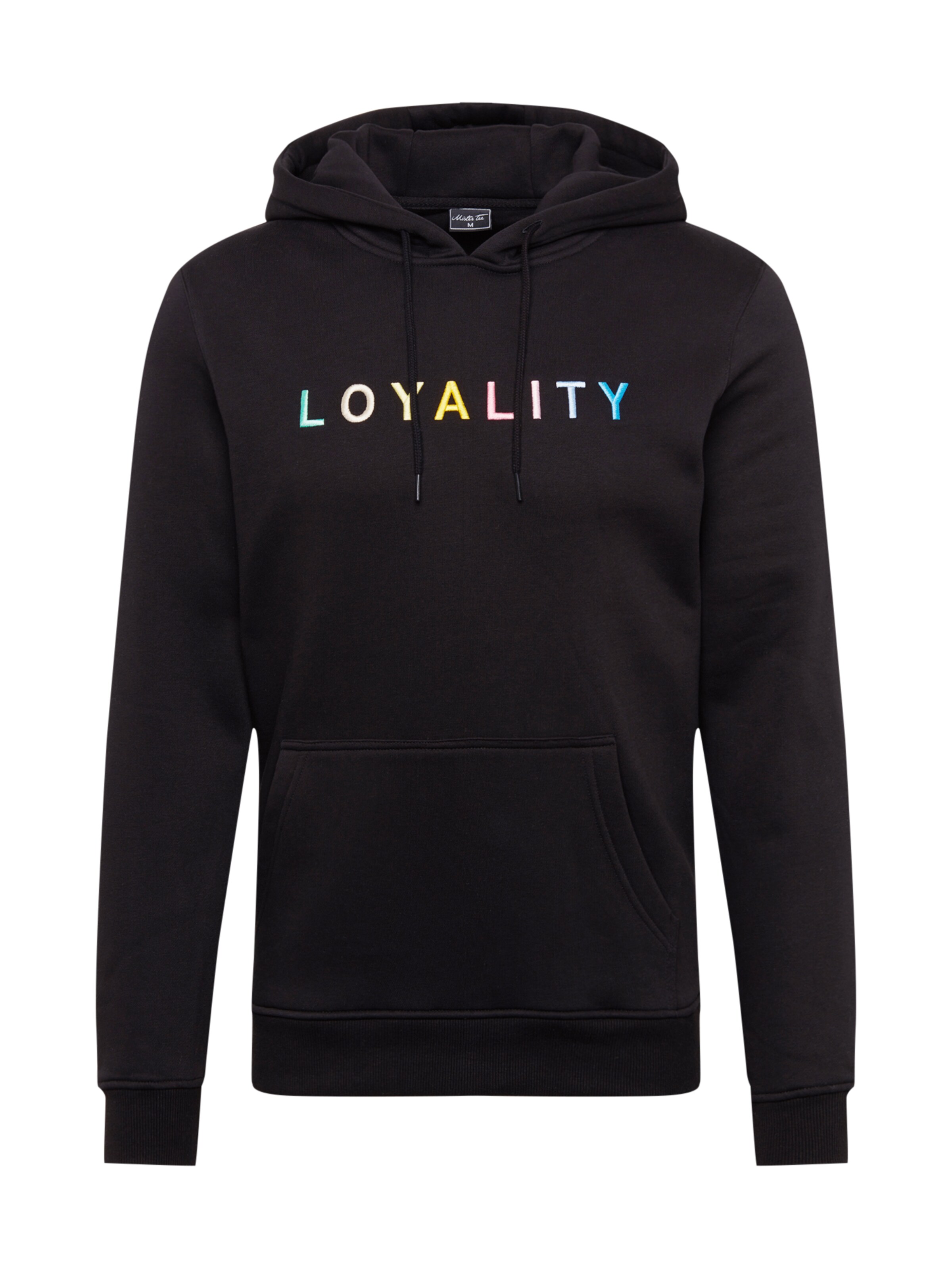 Mister Tee Sweatshirt 'Loyality' in Black: front