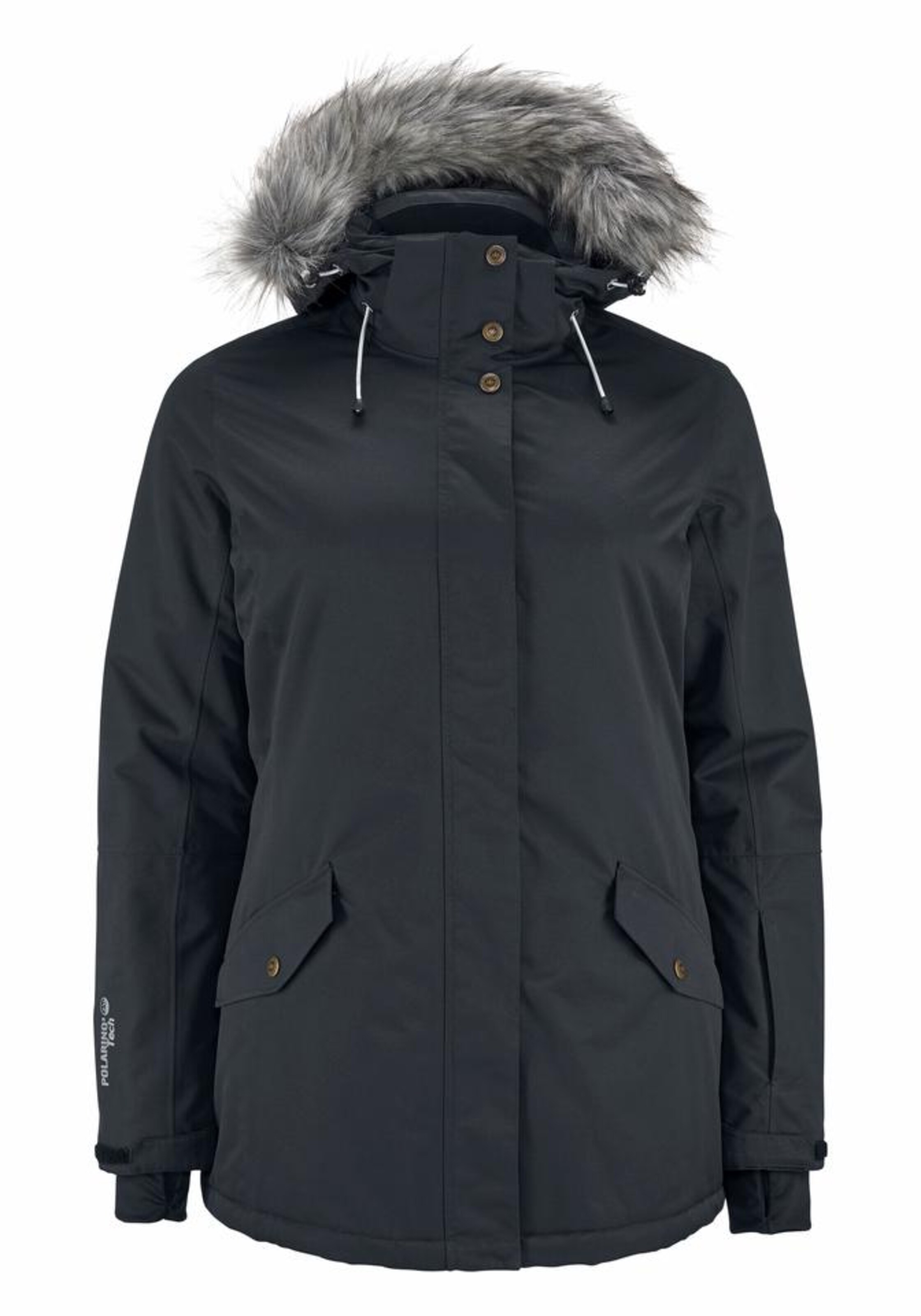 POLARINO - Skijacke in schwarz