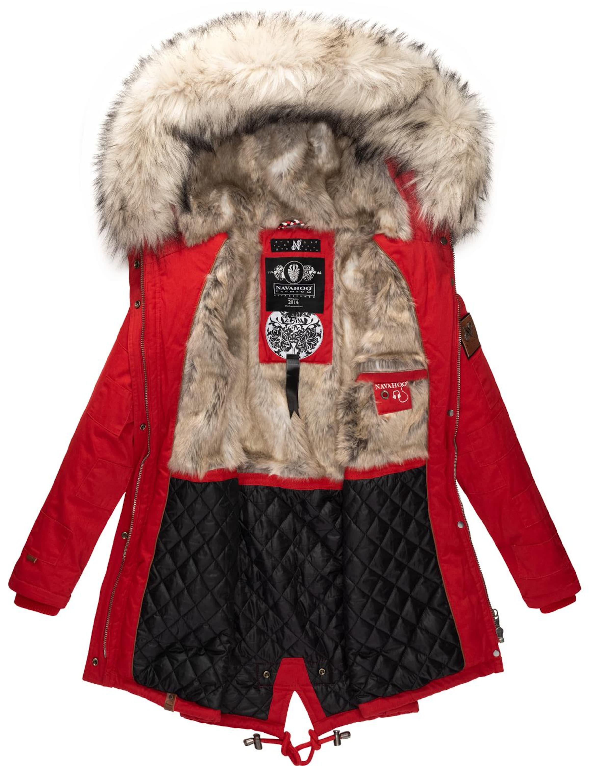 Parka d’hiver NAVAHOO en rouge