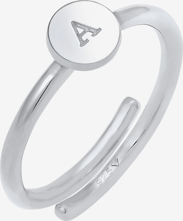 ELLI Ring in Silver: front