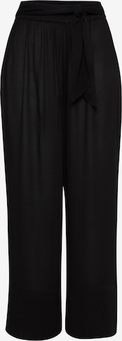 EDITED Wide leg Trousers 'Malie' in Black: front