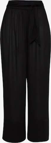 EDITED Zvonové kalhoty Kalhoty 'Malie' – černá: přední strana