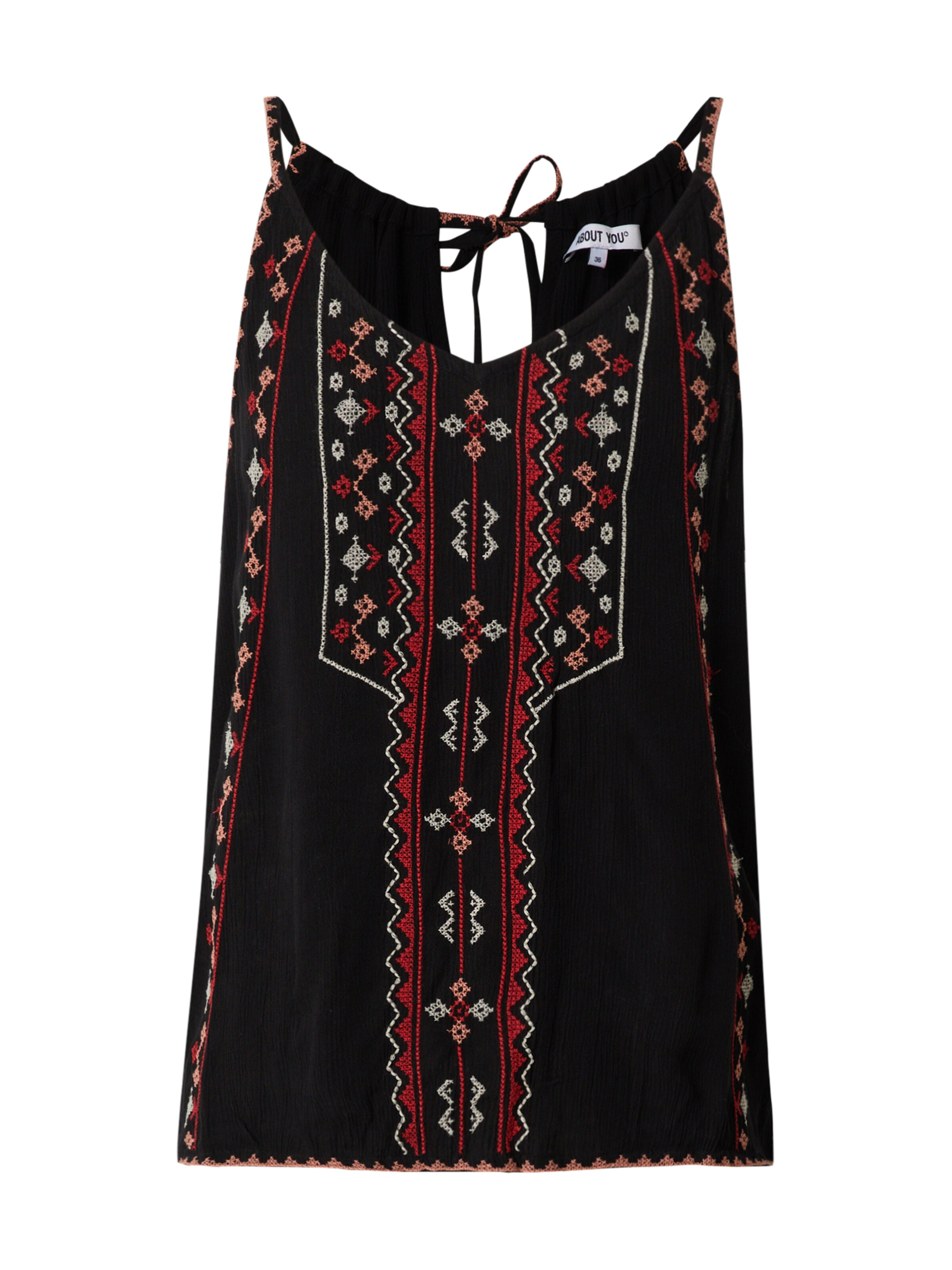 ABOUT YOU Top 'NICKY' - Čierna: predná strana