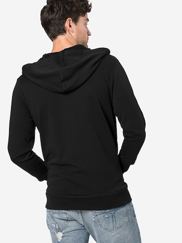 Coupe regular Veste de survêtement 'Holmen' JACK & JONES en noir