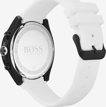 BOSS Black Analog Watch in White