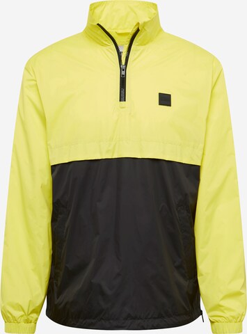 Urban Classics Between-Season Jacket in Yellow: front