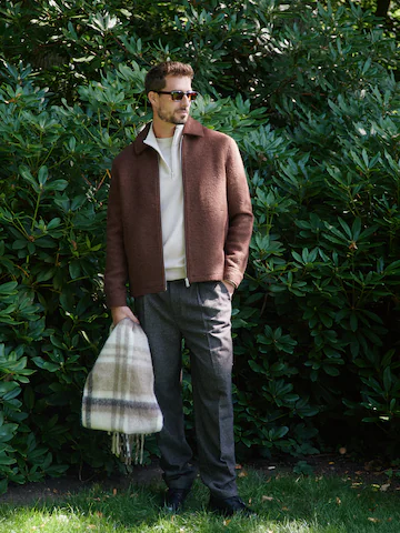 Brown Jacket Look