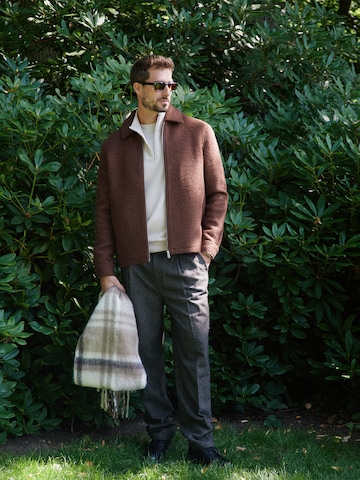 Brown Jacket Look