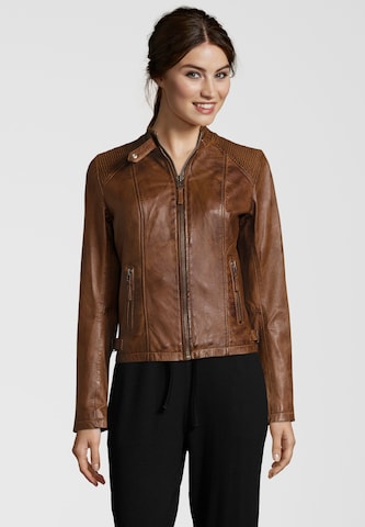 7ELEVEN Between-Season Jacket 'Janina' in Brown: front