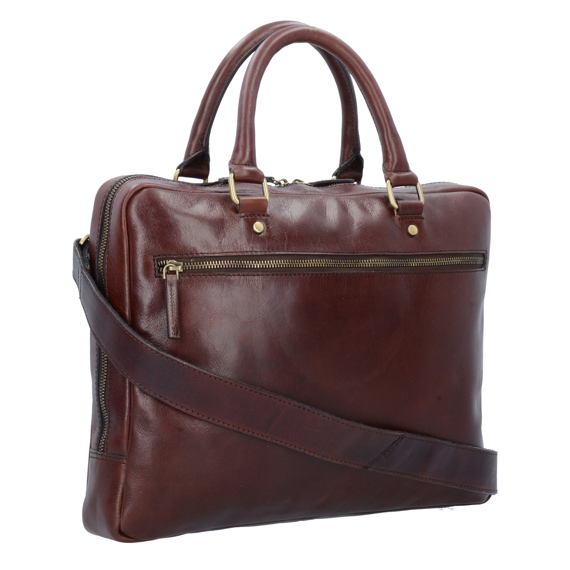 LEONHARD HEYDEN Document Bag 'Cambridge' in Brown