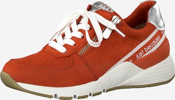 MARCO TOZZI Sneakers laag in Rood: voorkant