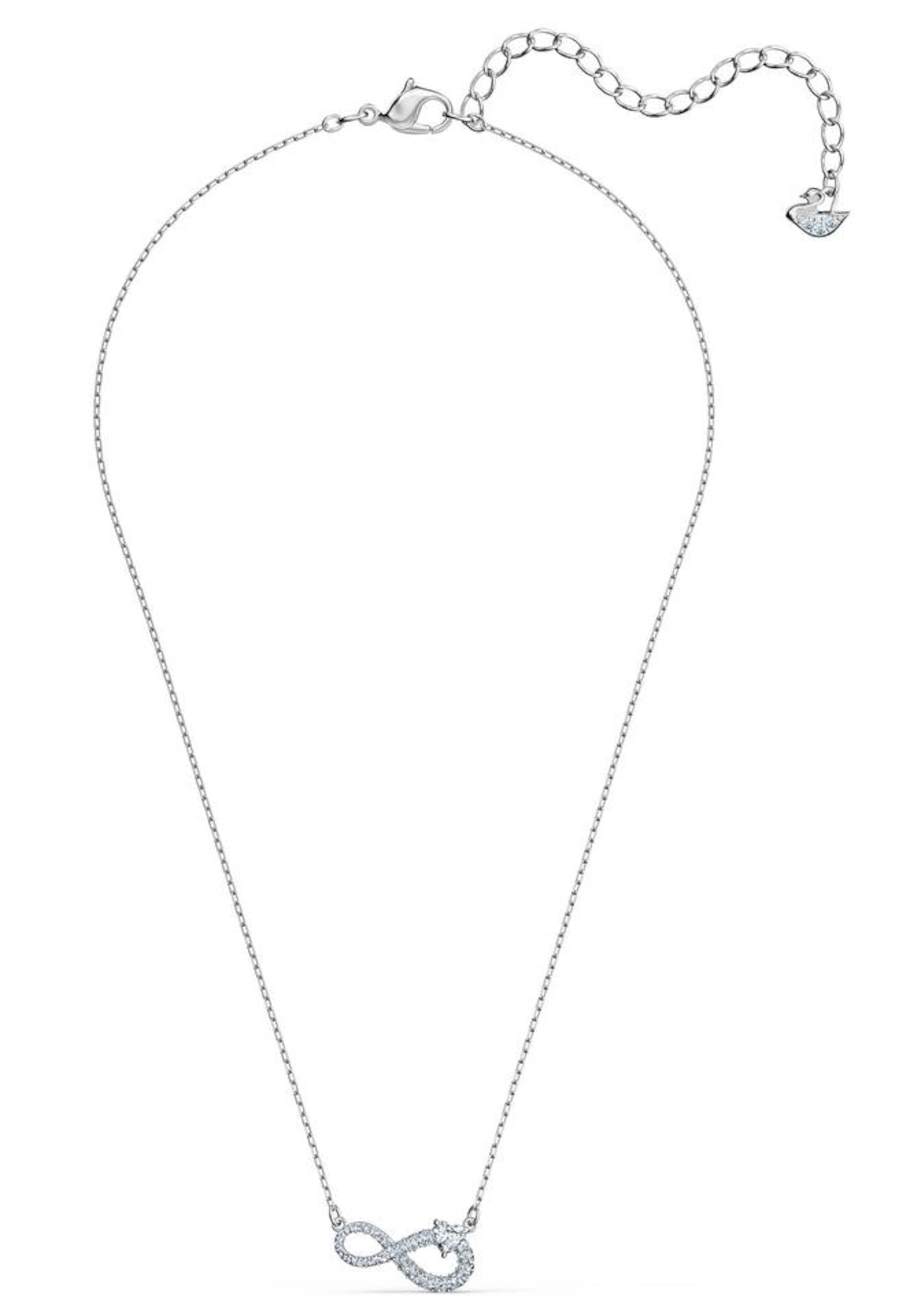 Swarovski Necklace 'Hyperbola' in Silver: front