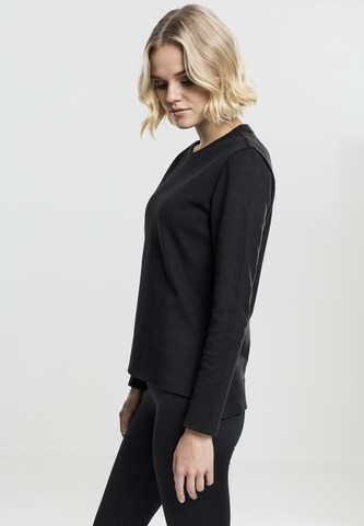 Urban Classics Sweatshirt 'Athletic' in Black