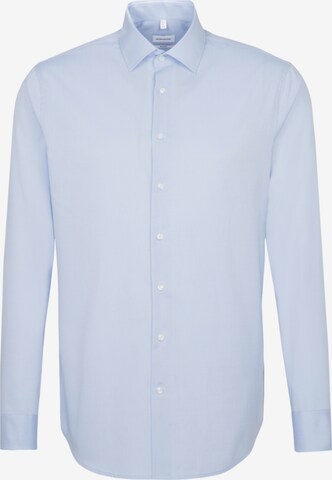 Coupe slim Chemise business SEIDENSTICKER en bleu : devant